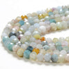 4MM Natural Morganite Gemstone Grade AA Micro Faceted Round Loose Beads 15 inch Full Strand (80016238-P51)