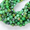 Genuine Variscite Gemstone Grade AAA Round 6MM 8MM 10MM Loose Beads (D19)
