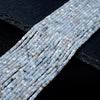 2MM Natural Aquamarine Gemstone Grade AA Micro Faceted Diamond Cut Cube Loose Beads (P42)