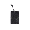 40X25MM Natural Smooth Shungite Gemstone Grade AAA Rectangle Pendant 1 Bead (80008574-D49)
