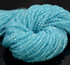 2MM Cat Eye Gemstone Blue Micro Faceted Round Beads Grade AAA 14.5 inch Full Strand (80007180-A247)