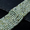 4MM Natural Phrenite Gemstone Grade AA Micro Faceted Round Loose Beads 15 inch Full Strand (80009437-P32)