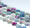 12X12mm Rainbow Fluorite Gemstone Grade AAA Square Diamond Loose Beads 15.5 inch Full Strand (90187707-691)