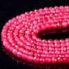 2MM Red Jade Gemstone Grade AAA Micro Faceted Round Loose Beads 15 inch Full Strand (80016206-P49)