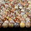Natural Yellow Green Brown Australian Opal Gemstone Grade AAA Round 5MM 6MM 8MM Loose Beads (D311)