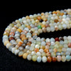 4X3MM Natural Multi Color Amazonite Gemstone Grade AA Micro Faceted Rondelle Loose Beads (P36)