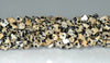 4MM Dalmation Jasper Gemstone Square Cube Diagonal Loose Beads 15 inch Full Strand (90182136-A116)