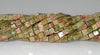 4MM Unakiate Gemstone Square Cube Loose Beads 16 inch Full Strand (90182168-A112)