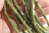 4-5MM Olive Jade Gemstone Square Cube Loose Beads 15.5 inch Full Strand (90182169-A112)