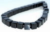 10MM Black Agate Gemstone Square Cube Loose Beads 7.5 inch Half Strand (90182215-A115)