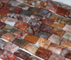 16x12MM Mexican Lace Agate Gemstone Rectangle Loose Beads 16 inch Full Strand (90182331-A118)