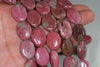 20x16MM Rhodonite Gemstone Grade AA Oval Loose Beads 7.5 inch Half Strand (90182338-A119)