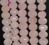 10x8MM Rose Quartz Gemstone Hexagon Barrel Drum Loose Beads 7.5 inch Half Strand (90182370-A119)