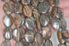 20x15MM Ribbon Jasper Gemstone Oval Loose Beads 7.5 inch Half Strand (90182368-A120)