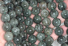 14MM Green Rutilated Quartz Gemstone Grade A Round Loose Beads 7.5 inch Half Strand (90182400-A121)