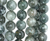 14MM Green Rutilated Quartz Gemstone Grade A Round Loose Beads 7.5 inch Half Strand (90182400-A121)