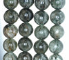 14MM Green Rutilated Quartz Gemstone Grade A Round Loose Beads 7.5 inch Half Strand (90182400-A121)