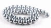 10MM Silver Hematite Gemstone Round Loose Beads 7.5 inch Half Strand (90182613-A135)
