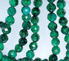 12MM Chrysocolla Gemstone Faceted Round Loose Beads 7.5 inch Half Strand (90182721-A137)