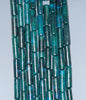 15x5MM Chrysocolla Gemstone Round Tube Loose Beads 15.5 inch Full Strand (90182662-A138)