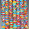 12x8MM Rainbow Matrix Turquoise Gemstone Barrel Drum Loose Beads 7.5 inch Half Strand (90183337-A154)