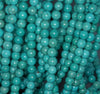 7 - 8MM Turquoise Howlite Gemstone ROUND Loose Beads 15.5 inch Full Strand (90184613-A131)