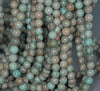 7 - 8MM Boulder Creek Turquoise Gemstone ROUND Loose Beads 16 inch Full Strand (90184618-A131)