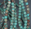 7 - 8MM Bonsai Garden Chrysotine Gemstone ROUND Loose Beads 16 inch Full Strand (90184619-A131)