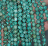 7 - 8MM Turquoise Howlite Gemstone ROUND Loose Beads 15.5 inch Full Strand (90184622-A132)