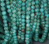 7 - 8MM Turquoise Howlite Gemstone ROUND Loose Beads 15.5 inch Full Strand (90184622-A132)