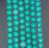 8MM Turquoise Howlite Gemstone ROUND Loose Beads 15.5 inch Full Strand (90184633-A132)