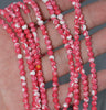 4MM Pink White Matrix Turquoise Gemstone Round Loose Beads 15 inch Full Strand (90184662-A143)