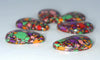 30x20MM Rainbow Matrix Turquoise Gemstone Loose Beads (90184666-A143)