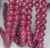 8MM Pink Fossil Crinoid Gemstone IRREGULAR ROUND Loose Beads 15.5 inch Full Strand (90184769-A126)