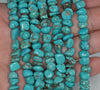 6 x 3 - 8 x 5MM Turquoise Howlite Gemstone CHIP Loose Beads 15 inch (90184792-A127)