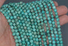 6MM Turquoise Howlite Gemstone ROUND Loose Beads 15.5 inch Full Strand (90184822-A129)