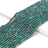 4MM Natural Malachite Gemstone Micro Faceted Round Loose Beads 15 inch Full Strand (80016256-P52)