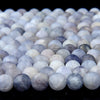8MM Natural Matte Iolite Gemstone Grade A Round Loose Beads (D336)