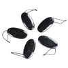 60X30MM Natural Smooth Shungite Gemstone Grade AAA Oval Pendant 1 Bead (80008570-D49)