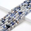 6X4MM Natural Rare White Sodalite Gemstone Grade AAA Micro Faceted Rondelle Loose Beads (P37)