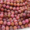 Natural Thulite Gemstone Grade A Round 5MM 6MM 7MM 8MM 9MM 10MM Loose Beads (D201)