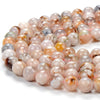 8MM Natural Sakura Agate Gemstone Round Loose Beads (D404)
