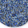 3MM Natural Lapis Gemstone Grade A Micro Faceted Round Loose Beads 15 inch Full Strand (80016815-P65)
