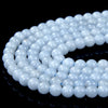 4MM Natural Angelite Gemstone Grade AA Round Loose Beads 15 inch Full Strand (80016362-P59)