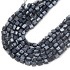 Natural Rough Black Tourmaline Gemstone Round 8-12MM 7-10MM Loose Beads (D180)