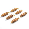 53X13MM Natural Picture Jasper Gemstone Perfume Bottle Pendant Bullet Point, Essential Oil Bottle Beads 1 Bead (80017261-P72)