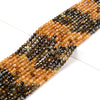 Natural Tourmaline Multi Color Green Yellow Gemstone Grade AAA Micro Faceted Round 2MM 3MM Loose Beads 15 inch Full Strand (P27)