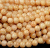 Natural Yellow Feldspar Sunstone Gemstone Grade AA Round 6MM 7MM 8MM 9MM 10MM Loose Beads (D315)