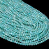 3MM Blue Green Natural Amazonite Gemstone Grade AAA Micro Faceted Round Loose Beads 15.5 inch Full Strand (80008874-P13)