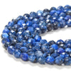 3MM Natural Kyanite Gemstone Grade AAA Micro Faceted Round Loose Beads 15 inch Full Strand (80016210-P49)